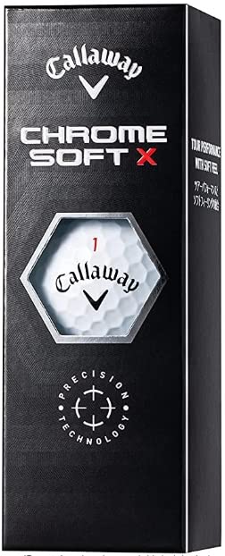 Callaway - キャロウェイ クロムソフト X ホワイト ゴルフボール 2ダース 楽天市場】☆【2ダース(24球)セット】【24年モデル