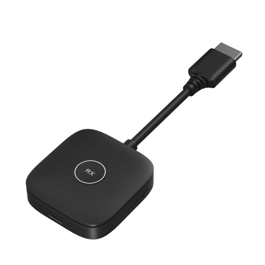 Adattatore di Estensione Video Trasmettitore e Ricevitore Compatibile 1080P 1 Set per Telefono, Laptop, PC A TV, Proiettore.