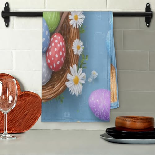 Torchons de cuisine microfibre pour décoration de Pâques et maison - 8