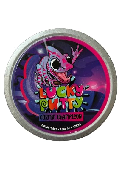 Lucky Putty Color-Changing Heat Sensitive Putty, 3.2 oz, Blue to Purple to Pink