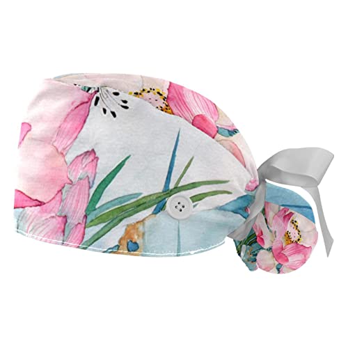 Casquettes de travail Fleur Libellule pour colorer votre quotidien professionnel