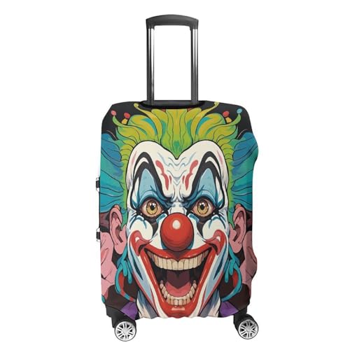 Carry on Luggage Cover Clowns Suitcase Covers for Luggages Tsa Approved Travel Luggage Sleeve Protector Elastic Suitcase Protector Anti-Scratch Washable Fits 19-30 Inch Case -L4