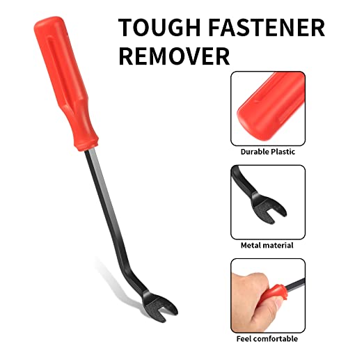 155 Pcs Car Retainer Clips Kit, Universal Car Bumper Clips And Fasteners, Plastic Car Door Trim Panel Clips, Car Body Trim Push Rivet Clips, With 4 Fastener Remover Tools And Wrenches #TOP3