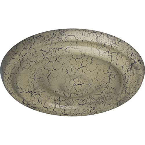Image of 9 5 /8 inchOD x 1 1 /8 inchP Maria Ceiling Medallion (Fits Canopies up to 1 3 /4 inch), Castle Stone Crackle