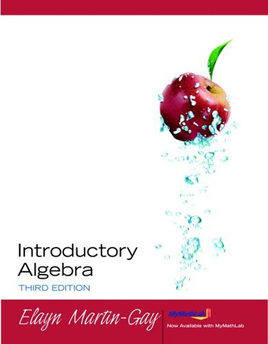 Introductory Algebra (Martin-Gay Developmental Math) by Elayn Martin-Gay (2006-01-09)