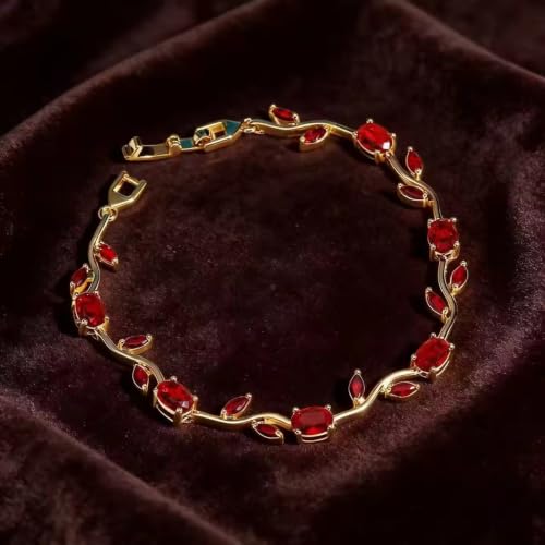 Image of Fashion Frill Tulip Bracelets For Women Stylish | Gold Plated Bracelet For Girls Stylish | Stainless Steel Jewellery For Woman Bracelet | Adjustable Hand Bracelet Set For Women | Birthday Gifts For Woman, Girls