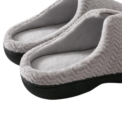 Roxoni Women's Comfort Soft Winter Memory Foam Clog House Slipper4