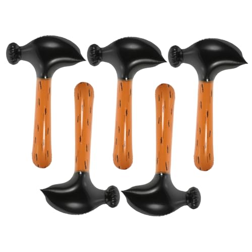 DECHOUS 5pcs Inflatable Hammer Boys and Girls Toys Large Handle PVC Hammer for Pool Parties Birthday Christmas