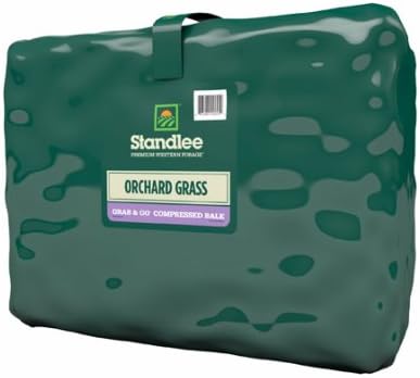 standlee 1300-20021-0-0 Premium Orchard Grass Grab & Go Compressed Bale, 50 Lbs