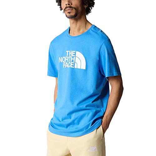 The North Face - Camiseta de hombre Half Dome - Manga Corta, Super Sonic Blue, L