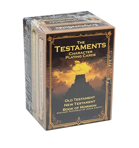 Three-Pack Testaments Character Playing Cards - Features Three Decks of