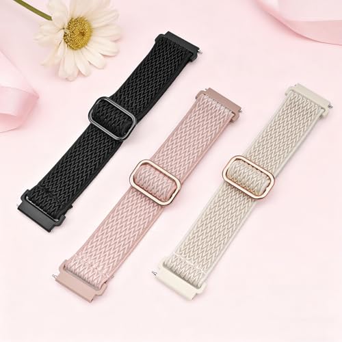 3 Pack Cinturones de Nylon para Smartwatch ID208 Plus 22mm miniatura 4