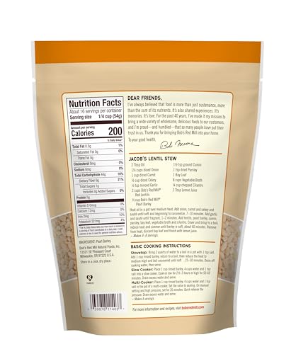 Bob's Red Mill Pearl Barley, 30oz (4 Pack) - image 2