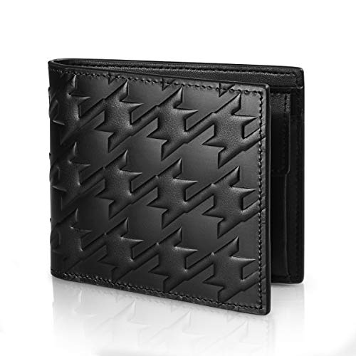 財布 メンズ 二つ折り 薄型 軽量 本革 さいふ カード収納 ボックス型小銭入れ シンプル 二つ折財布 一流の革職人が作る Mens Wallet(Doodle Yard)