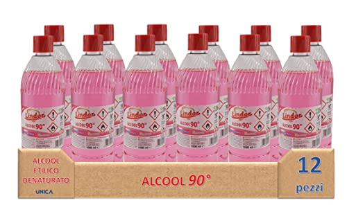 Alcohol etílico desnaturalizado 90° – Envase de 12 litros