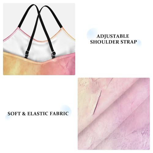 Pigsaly Girls One Piece Swimsuits Purple Rainbow Gradient Kids Cross Back Swimwear Toddler Beach Sport Bathing Suit 3T3