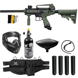 Maddog Tippmann Cronus Tactical Silver Paintball Gun Marker Starter Package