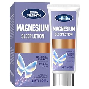Magnesium Cream, Magnesium Butter, Natural Magnesium Body Butter, Support Rapid Sedation & Restful Sleep, Moisturizing Body & Skin