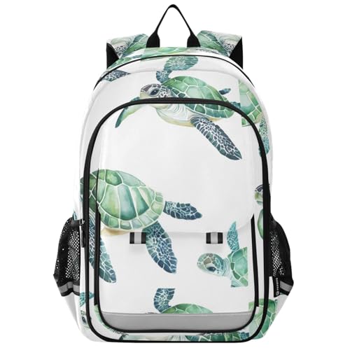 Sac à dos ordinateur portable enfants protection tortues mer