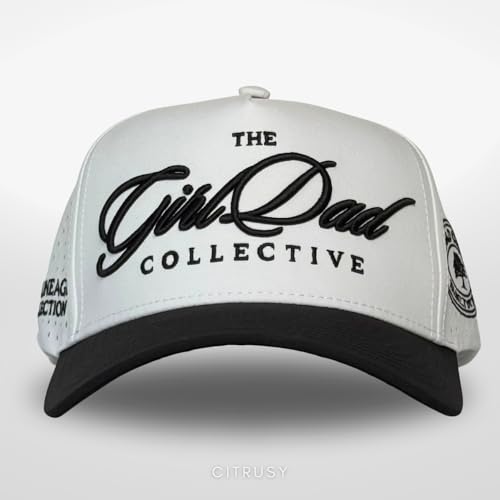 Image of CITRUSY Athletic Trucker Golf Hat | Performance Mens 5 Panel Cap | Cool Breathable Waterproof Workout Running Snapback