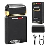 HIENA PRO Rasoio elettrico da uomo, rasoio ricaricabile per barba, rasatura facciale e depilazione, rasoio professionale senza fili con USB, regali per uomini