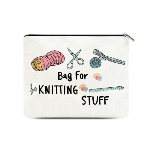 Bolsas organizadoras de tricô de crochê para crochê, suprimentos de tricô, bolsas de cosméticos de maquiagem, bolsa de higiene pessoal de viagem, Material de tricô, Tradicional