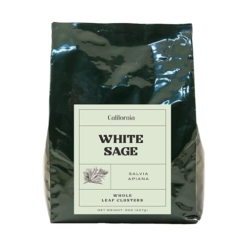 White-Sage--100-Pure-California-Whole-Leaf-Clusters--Sustainably-Harvested-8-Ounces