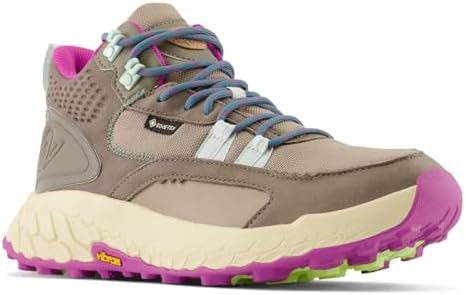 New Balance Women's Fresh Foam X Hierro V1 Mid-Cut Trail Running Shoe, Bungee/Brindle/Cosmic Jade, 10 | Image 3