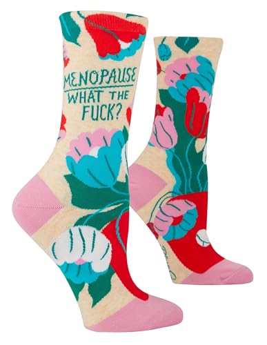 Blue Q Womens Funny Novelty Crazy Crew Socks with Sayings