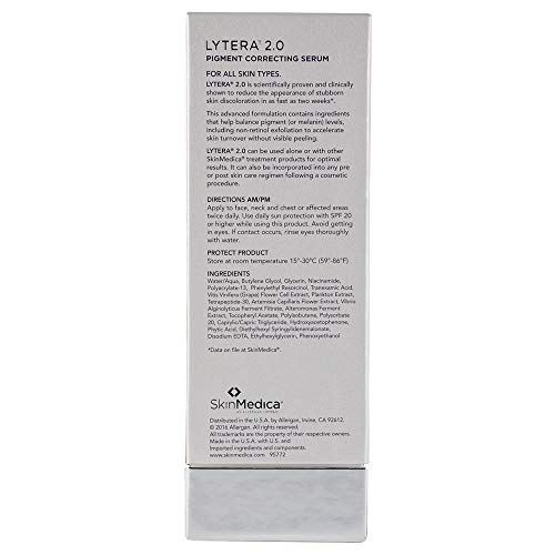 SkinMedica 2.0 Lytera Pigment Correcting Serum, 2 Fl Oz Juv Skin Cream