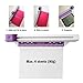 30 Hole Punch Binding Machine, Hand Push Loose Leaf Hole Punch, A4 A5 A6 A7 B5 B6 B7 Book Binder Notebook Coil Spiral Binding Machine, 6X Binding Strip & 1x Opener, Max 6 Sheets