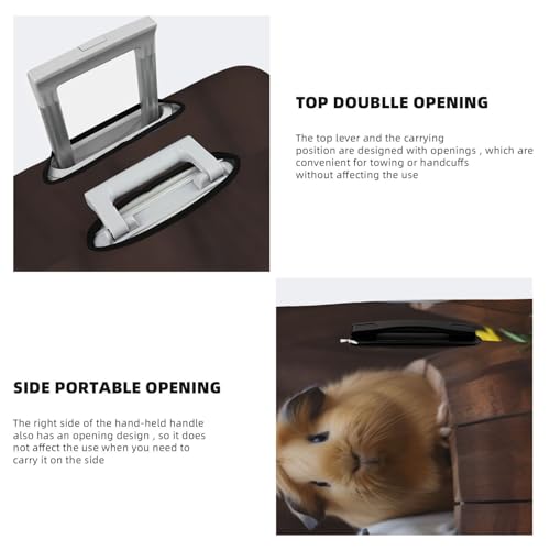 Travel Luggage Cover Suitcase Protector Elastic Washable guinea pigs Suitcase Cover Anti-scratch Spandex Baggage Covers Fits 18-32 Inch Luggage4