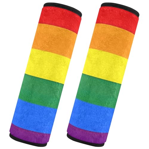 LGBT Pride Flag Seat Belt Covers (2 Pack)
