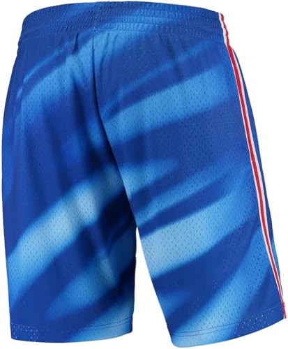 Mitchell & Ness New Jersey Nets 1990-91 Men's Blue Swingman Shorts (Medium)