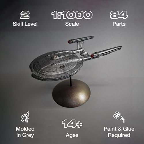 Polar Lights Star Trek NX-01 Enterprise (Snap) 2T 1:1000 Scale Model Kit