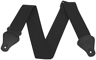TIGER STP2-BK Nylon Guitar Strap for Acoustic, Classical, Electric and Bass Guitars Black