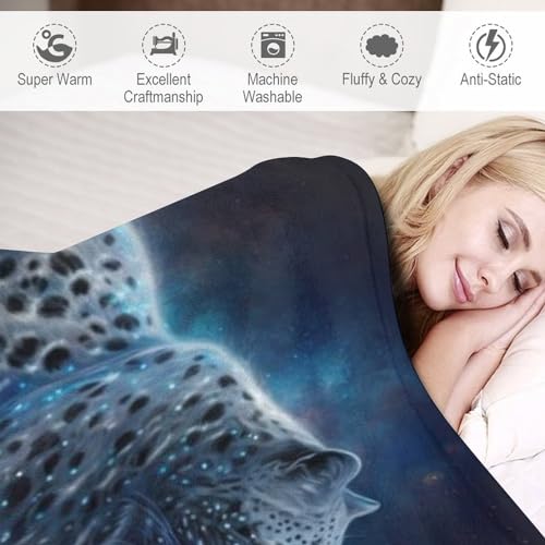 Manta de franela suave leopardo 140x180 cm para manta de sofá 6