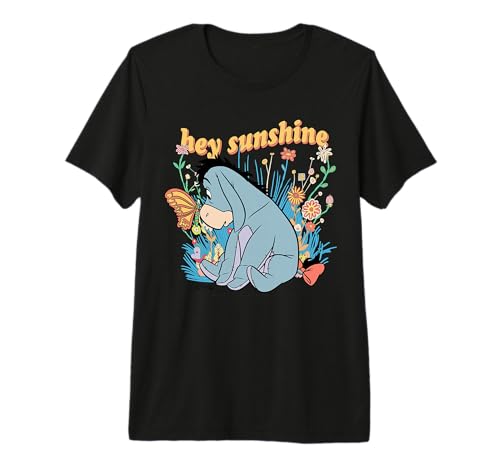 T-shirt Bourriquet Disney Hey Sunshine en coton premium gris pour adulte