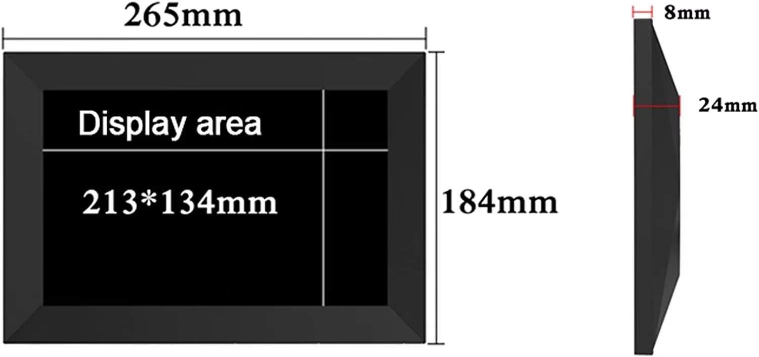 Skylight Frame Cadre Photo Numérique Wi-Fi 25,4 Cm - Écran Tactile Pour Envoyer Photos Instantanément