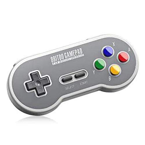 IDS Home 2.4G Wireless Controller with NES Receiver Classic Joystick Gamepad - Gray