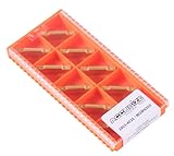 Accusize Industrial Tools Mgmn300 Tin Coated Carbide Inserts, 10 Pcs/Box, 2403-4026x10
