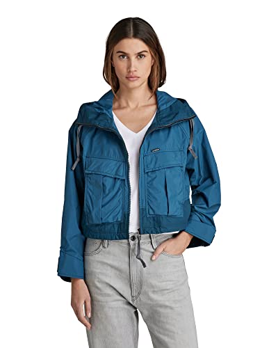 G-Star Raw Sporty Windbreaker, Chaquetas Para Mujer, Azul Nitro D21425-D117-1861 , S G-Star Raw Sporty Windbreaker, Chaquetas Para Mujer, Azul Nitro D21425-D117-1861 , S