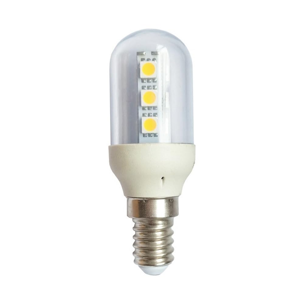 fengyan Casa bombillas, Paquete de 50 bombillas LED tipo maíz, CA 220 V, T30, E12/E14/E17, 2 W, lámpara colgante de plástico mini Familiar Lámpara(Warm 3000K,E12 220V)