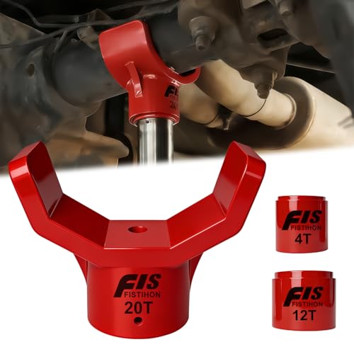 Bottle Jack Adapter with Two Jack Adapters, Safe Steel Bottle Jack Adapter Lifting Saddle, Fits 2 Inch or Smaller Diameter Bottle Jack Accessories (Red-with Two Jack adapters)