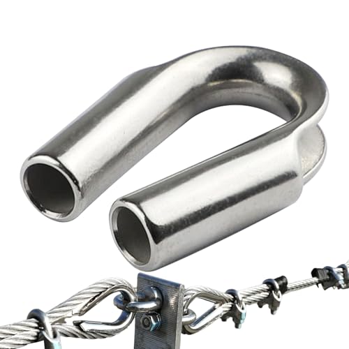 Drahtseilkausche aus Edelstahl, Fingerhut für Kabel, Schienenklemmen, Regalwerkzeug