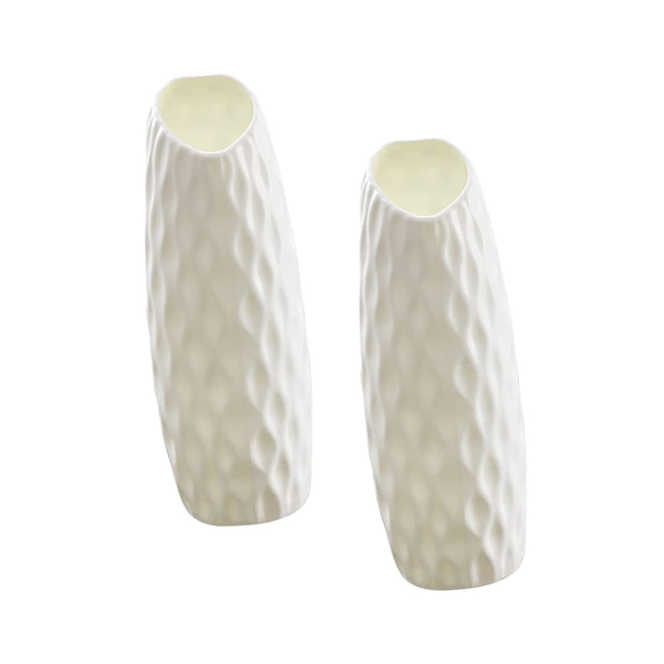 PRETYZOOM 4 Piezas Florero Sencillo Mini Florero De Oficina Centros De Mesa para Boda Solo Florero Envase Hogar Jarrones Rústicos Florero De Diseño Simple Florero Moderno El Plastico