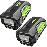 2Pack 7500mAh OP4026A Battery Replacement for Ryobi 40v Battery 7.5Ah Compatible with Ryobi 40 Volt Battery Lithium OP40601 OP4050A OP4040 OP4075A Compatible with Batteries 40V Power Tools (2Pack)
