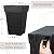 kubvici 20 Inch Tall Planters for Outdoor Indoor Plants, Set of 2 Large Plastic Plant Pots Flower Pot Outdoor Planter for Front Porch Door Balcony Deck with Drainage, with Removable Wheel, Black 20"