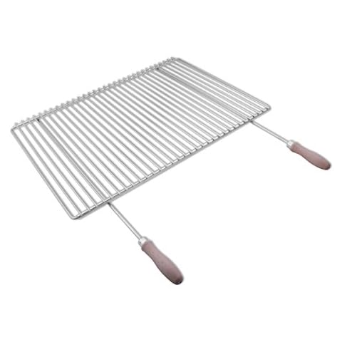 Parrilla Deos Grill en acero inoxidable ajustable 65-90x45cm Cover
