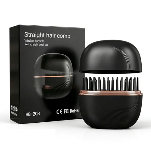 Mini plancha para cabello portátil recargable USB miniatura 1